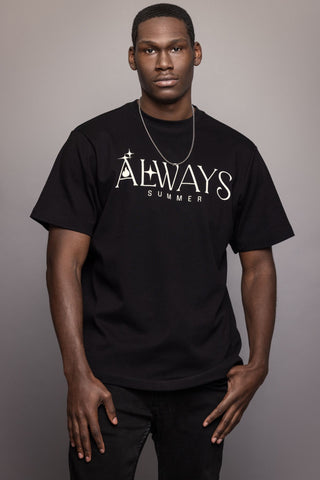 Smile, It’s Always Summer Tee Soft Cotton
