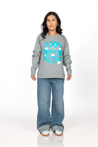 Cotton Sky Puff Crewneck