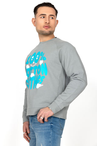 Cotton Sky Puff Crewneck