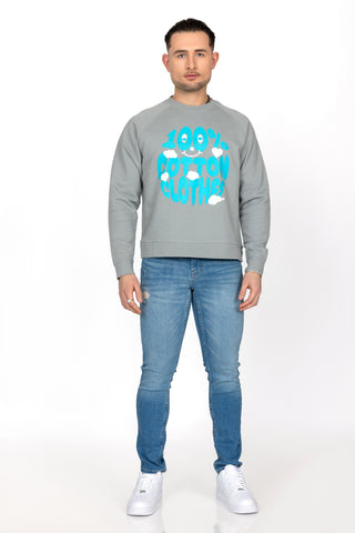 Cotton Sky Puff Crewneck