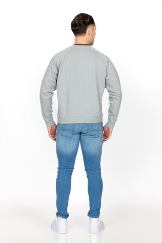 Cotton Sky Puff Crewneck