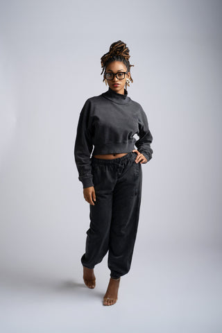 Eternal Summer Mock Neck Terry Set
