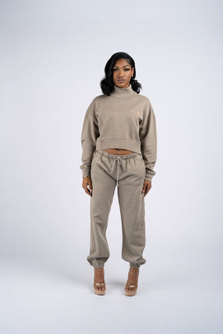 Eternal Summer Mock Neck Terry Set