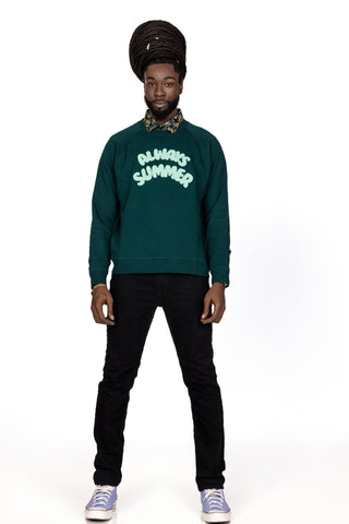 Pine & Mint Puff Crewneck