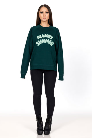 Pine & Mint Puff Crewneck